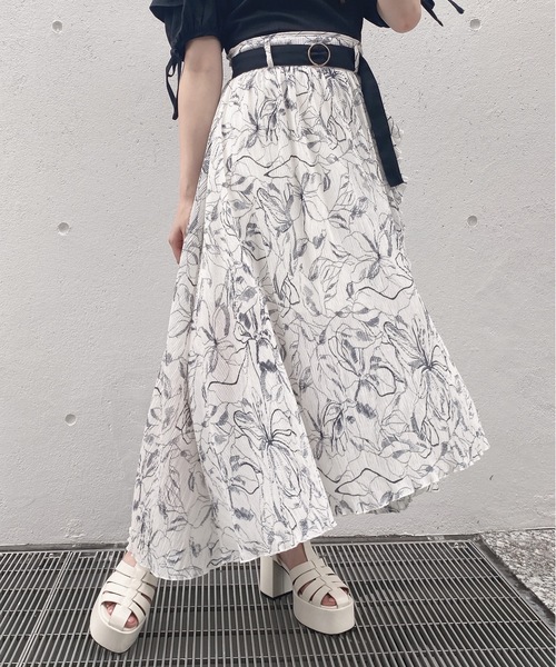 TORTE（トルテ）の「ワッシャープリーツスカート（スカート・レディース・ホワイト系その他/ライトグリーン/ベージュ系その他/ブラック・FREE）」の9枚目の写真