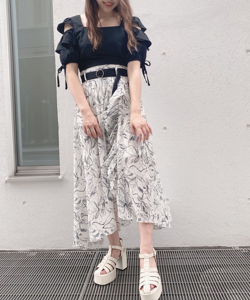 TORTE（トルテ）の「ワッシャープリーツスカート（スカート・レディース・ホワイト系その他/ライトグリーン/ベージュ系その他/ブラック・FREE）」の14枚目の写真