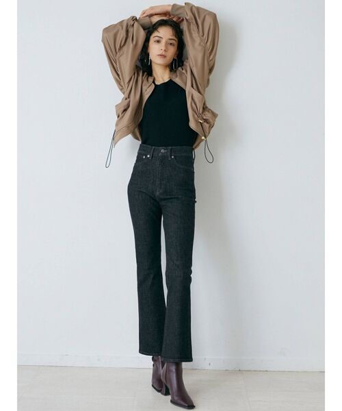 CIMARRON（シマロン）の「【CIMARRON】ハイウエストフレア－デニムパンツ（デニムパンツ・レディース・ブラック/インディゴブルー・SMALL/MEDIUM）」の19枚目の写真