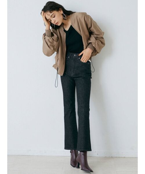 CIMARRON（シマロン）の「【CIMARRON】ハイウエストフレア－デニムパンツ（デニムパンツ・レディース・ブラック/インディゴブルー・SMALL/MEDIUM）」の20枚目の写真