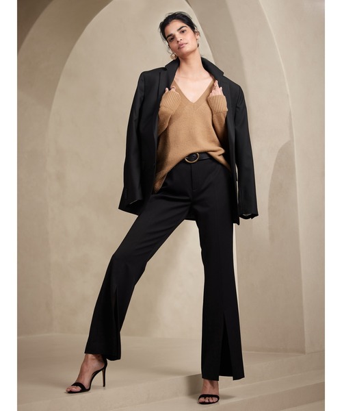 BANANA REPUBLIC FACTORY STORE(バナナリパブリック ファクトリーストア)の「BANANA REPUBLIC FACTORY STORE Vネックセーター(ニット/セーター・レディース・ホワイト/キャメル/ダークベージュ/ピンク/レッド/チャコールグレー/ナチュラル・S/L/M/XS)」の9枚目の写真