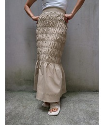 TRUNC | Shirring Gather Skirt(スカート)