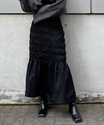 TRUNC | Shirring Gather Skirt(スカート)