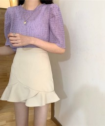 H.Warren（エイチウォーレン）の「イレギュラーフリルミニスカート(スカパン)（スカート）」