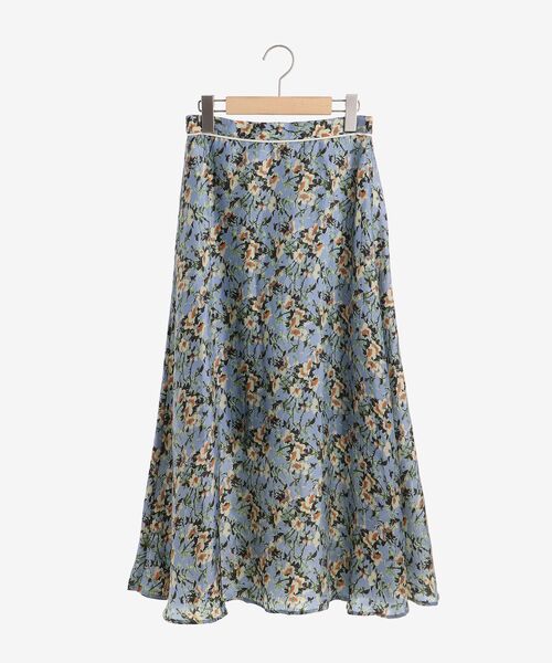 le.coeur blanc（ルクールブラン）の「IPEKER フラワープリントスカート（スカート・レディース・ブラウン系その他2/ブルー系その他3・38）」の3枚目の写真