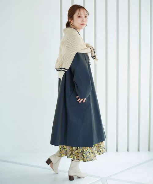 le.coeur blanc（ルクールブラン）の「IPEKER フラワープリントスカート（スカート・レディース・ブラウン系その他2/ブルー系その他3・38）」の20枚目の写真