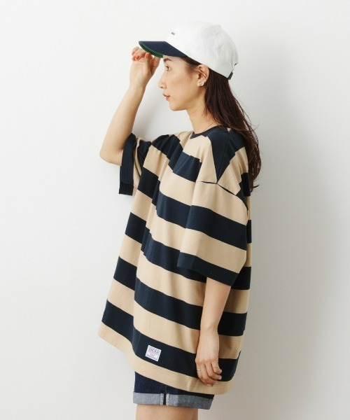 RODEO CROWNS WIDE BOWL（ロデオクラウンズワイドボウル）の「SHARE BORDER Tシャツ（Tシャツ/カットソー・レディース・ホワイト系その他/ベージュ系その他/グリーン系その他/レッド系その他・FREE）」の6枚目の写真