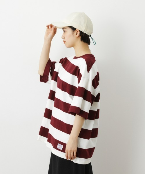 RODEO CROWNS WIDE BOWL（ロデオクラウンズワイドボウル）の「SHARE BORDER Tシャツ（Tシャツ/カットソー・レディース・ホワイト系その他/ベージュ系その他/グリーン系その他/レッド系その他・FREE）」の9枚目の写真