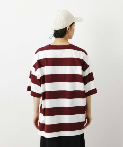 RODEO CROWNS WIDE BOWL（ロデオクラウンズワイドボウル）の「SHARE BORDER Tシャツ（Tシャツ/カットソー・レディース・ホワイト系その他/ベージュ系その他/グリーン系その他/レッド系その他・FREE）」の10枚目の写真