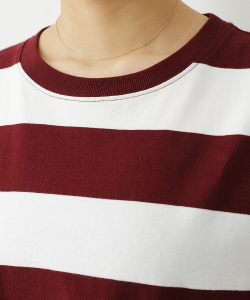 RODEO CROWNS WIDE BOWL（ロデオクラウンズワイドボウル）の「SHARE BORDER Tシャツ（Tシャツ/カットソー・レディース・ホワイト系その他/ベージュ系その他/グリーン系その他/レッド系その他・FREE）」の14枚目の写真