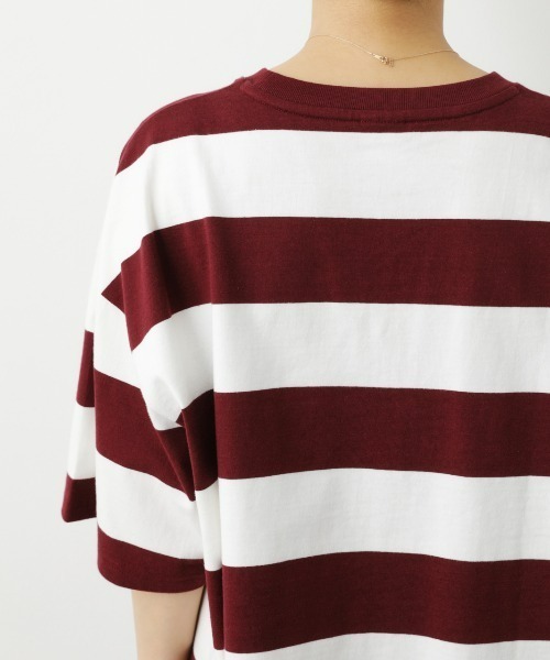 RODEO CROWNS WIDE BOWL（ロデオクラウンズワイドボウル）の「SHARE BORDER Tシャツ（Tシャツ/カットソー・レディース・ホワイト系その他/ベージュ系その他/グリーン系その他/レッド系その他・FREE）」の16枚目の写真