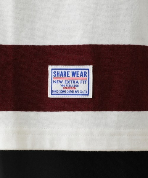 RODEO CROWNS WIDE BOWL（ロデオクラウンズワイドボウル）の「SHARE BORDER Tシャツ（Tシャツ/カットソー・レディース・ホワイト系その他/ベージュ系その他/グリーン系その他/レッド系その他・FREE）」の18枚目の写真