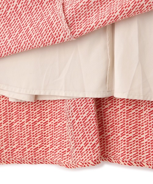 N.(N. Natural Beauty Basic)(エヌエヌナチュラルビューティーベーシック)の「◆キカプリントパイピングワンピース(ワンピース・レディース・ホワイト系その他/ブラック系その他/レッド系その他・MEDIUM)」の18枚目の写真