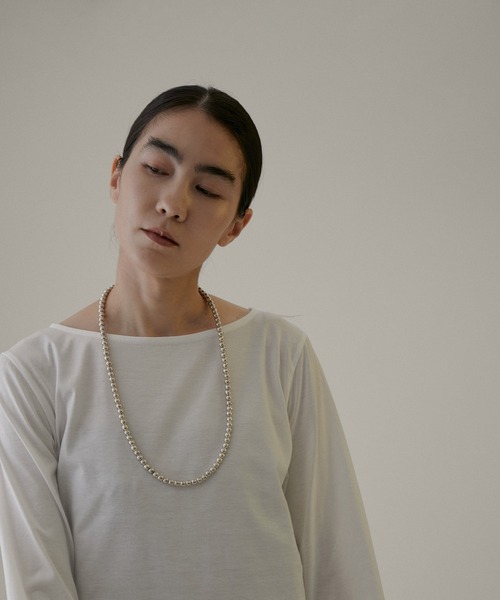 SALON adam et rope'（サロン アダム エ ロペ）の「【UVカット】prima zymフレアースリーブTシャツ（Tシャツ/カットソー・レディース・ホワイト/ブラック/レンガ・FREE）」の15枚目の写真