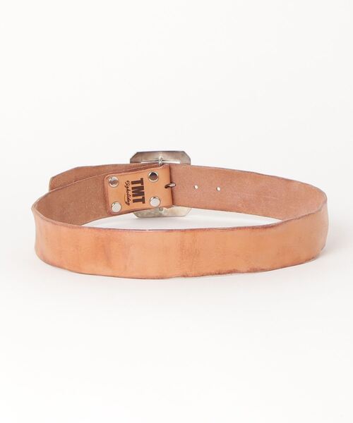 TMT（ティーエムティー）の「TMT×FUNNY VINTAGE COWLEATHER BELT（ベルト・メンズ・ダークブラウン/ベージュ・32inch/30inch/30 inch）」の3枚目の写真