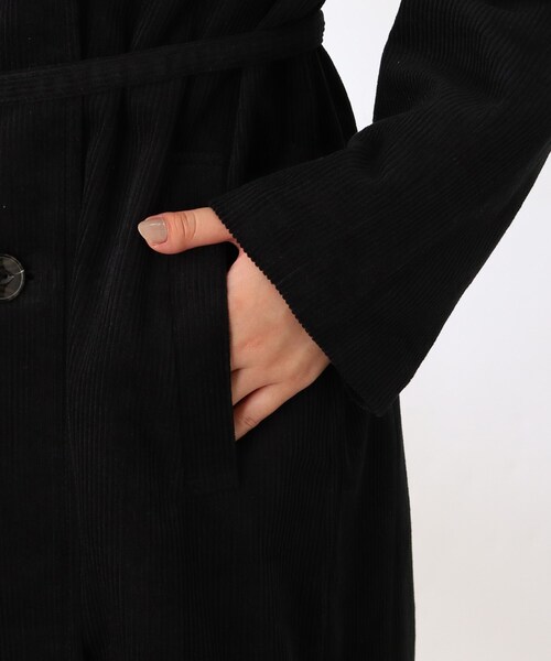 THE SHOP TK （ザ ショップ ティーケー ）の「◆【CLUEL 10月号掲載】コーデュロイトレンチコート（トレンチコート・レディース・ベージュ/ブラック・11/12）」の21枚目の写真