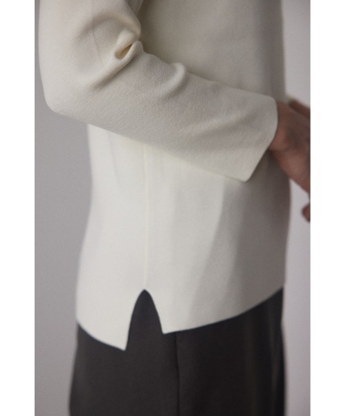 BLACK BY MOUSSY（ブラックバイマウジー）の「washable longsleeve tops（ウォッシャブルロングスリーブトップス）（ニット/セーター・レディース・ベージュ/ブラック/ライトグリーン/グリーン/オフホワイト/パープル/ブルー・FREE）」の13枚目の写真