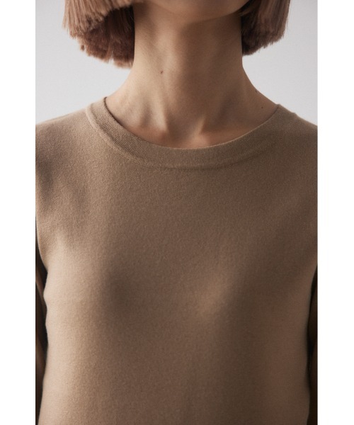 BLACK BY MOUSSY（ブラックバイマウジー）の「washable longsleeve tops（ウォッシャブルロングスリーブトップス）（ニット/セーター・レディース・ベージュ/ブラック/ライトグリーン/グリーン/オフホワイト/パープル/ブルー・FREE）」の18枚目の写真