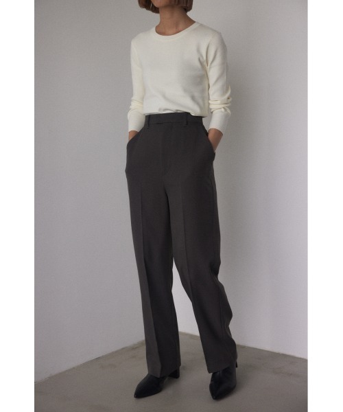 BLACK BY MOUSSY（ブラックバイマウジー）の「washable longsleeve tops（ウォッシャブルロングスリーブトップス）（ニット/セーター・レディース・ベージュ/ブラック/ライトグリーン/グリーン/オフホワイト/パープル/ブルー・FREE）」の8枚目の写真