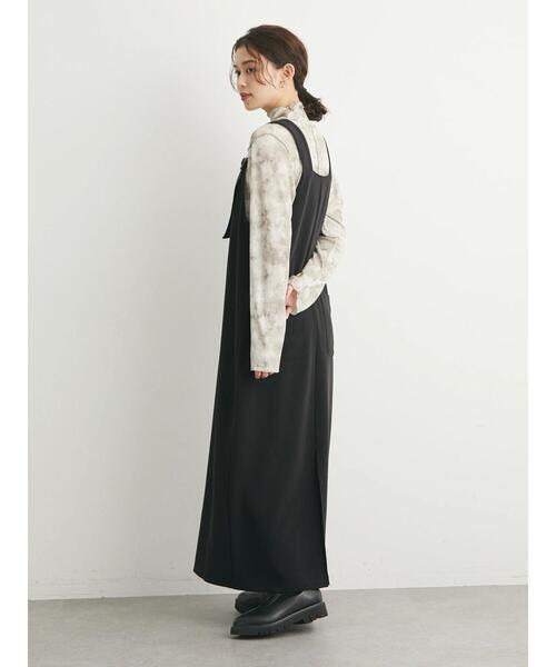 Green Parks(グリーンパークス)の「タイダイ柄シアータートル(Tシャツ/カットソー・レディース・パープル/ブラウン/ライトグレー・FREE)」の14枚目の写真