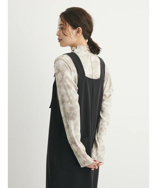 Green Parks(グリーンパークス)の「タイダイ柄シアータートル(Tシャツ/カットソー・レディース・パープル/ブラウン/ライトグレー・FREE)」の16枚目の写真