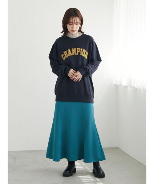 Green Parks(グリーンパークス)の「タイダイ柄シアータートル(Tシャツ/カットソー・レディース・パープル/ブラウン/ライトグレー・FREE)」の19枚目の写真