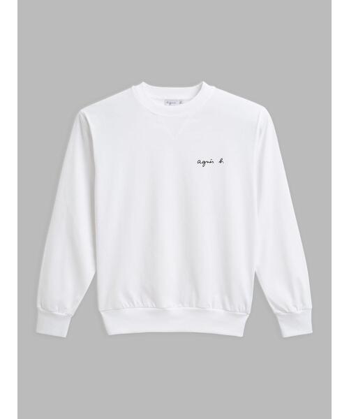 agnes b.（アニエスベー）の「S179 SWEAT スウェット（スウェット・レディース・ホワイト・1/2/3）」の3枚目の写真