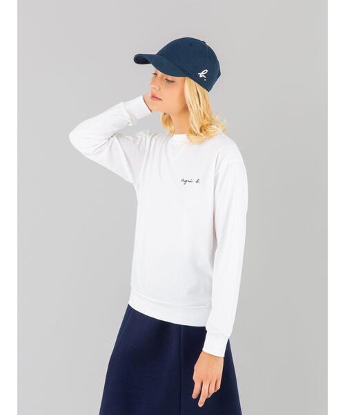 agnes b.（アニエスベー）の「S179 SWEAT スウェット（スウェット・レディース・ホワイト・1/2/3）」の5枚目の写真