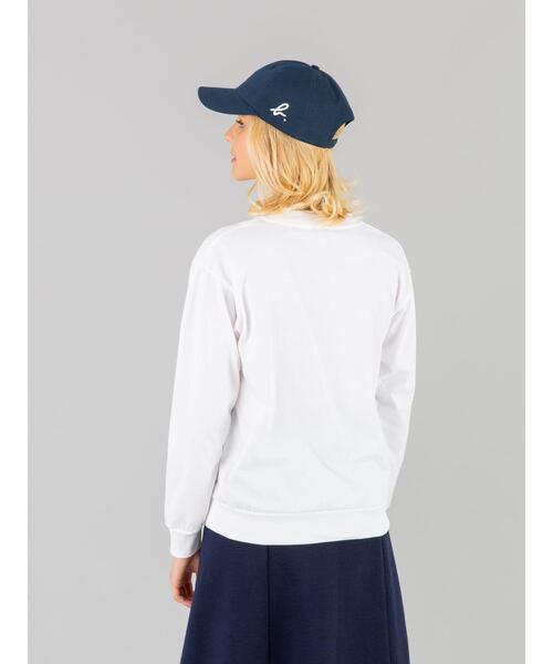 agnes b.（アニエスベー）の「S179 SWEAT スウェット（スウェット・レディース・ホワイト・1/2/3）」の4枚目の写真