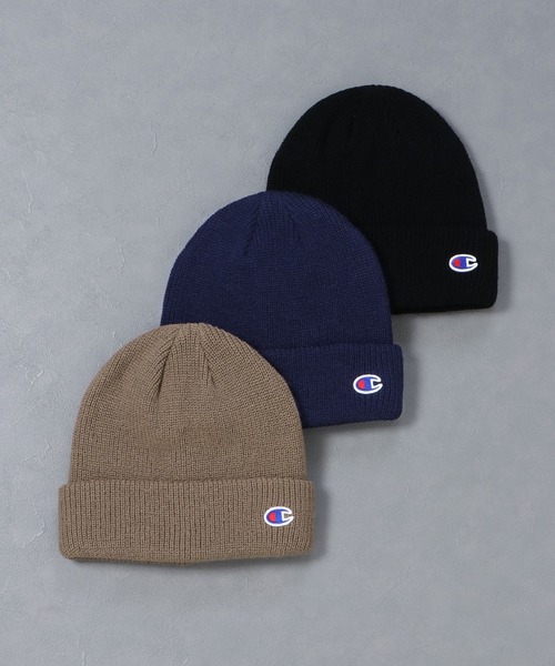 ikka（イッカ）の「Champion チャンピオン ニットワッチ（ニットキャップ/ビーニー・メンズ・ブラック/ネイビー/モカ・FREE）」の9枚目の写真