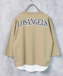 THE CASUAL | ビッグシルエット裾フェイク長袖Tシャツ(Tシャツ/カットソー)