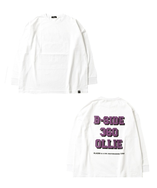GLAZOS（グラソス）の「ビッグシルエット・オーバーラッピングバックプリントTシャツ（Tシャツ/カットソー・キッズ・ホワイト/チャコールグレー/エメラルド・140cm/150cm/160cm/170cm）」の18枚目の写真