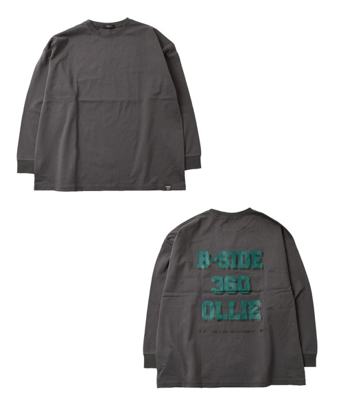 GLAZOS（グラソス）の「ビッグシルエット・オーバーラッピングバックプリントTシャツ（Tシャツ/カットソー・キッズ・ホワイト/チャコールグレー/エメラルド・140cm/150cm/160cm/170cm）」の21枚目の写真