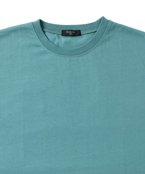 GLAZOS（グラソス）の「ビッグシルエット・オーバーラッピングバックプリントTシャツ（Tシャツ/カットソー・キッズ・ホワイト/チャコールグレー/エメラルド・140cm/150cm/160cm/170cm）」の5枚目の写真