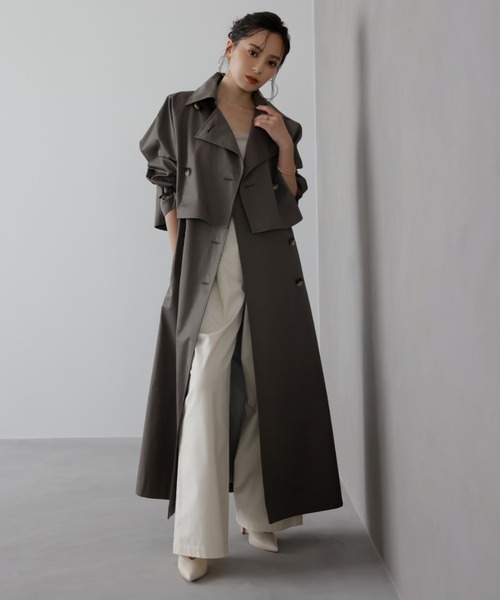 anuans（アニュアンス）の「3wayトレンチコート（トレンチコート
