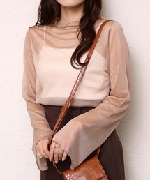 one after another NICE CLAUP | レイヤードスタイルにはこれ。袖フレアシアートップス(Tシャツ/カットソー)