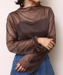 one after another NICE CLAUP | レイヤードスタイルにはこれ。袖フレアシアートップス(Tシャツ/カットソー)