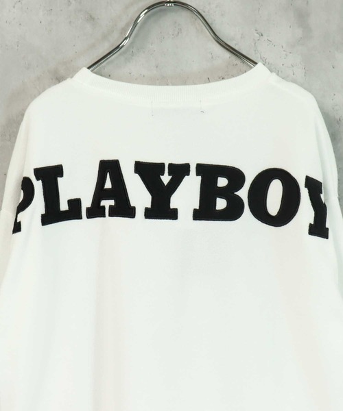 PLAYBOY（プレイボーイ）の「PLAYBOY フリーストレーナー（スウェット・キッズ・ブラック/ダークグリーン/ベージュ/オフホワイト/グレイッシュベージュ/チャコール・S/M/L/XS/XXS）」の8枚目の写真