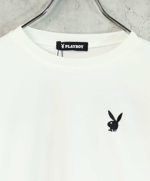 PLAYBOY（プレイボーイ）の「PLAYBOY フリーストレーナー（スウェット・キッズ・ブラック/ダークグリーン/ベージュ/オフホワイト/グレイッシュベージュ/チャコール・S/M/L/XS/XXS）」の7枚目の写真
