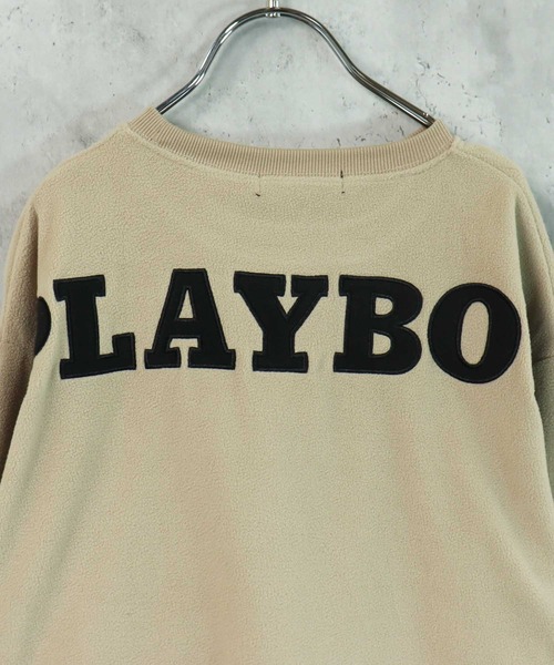 PLAYBOY（プレイボーイ）の「PLAYBOY フリーストレーナー（スウェット・キッズ・ブラック/ダークグリーン/ベージュ/オフホワイト/グレイッシュベージュ/チャコール・S/M/L/XS/XXS）」の17枚目の写真