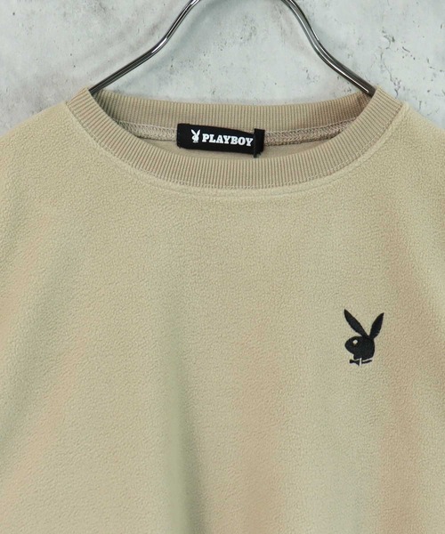 PLAYBOY（プレイボーイ）の「PLAYBOY フリーストレーナー（スウェット・キッズ・ブラック/ダークグリーン/ベージュ/オフホワイト/グレイッシュベージュ/チャコール・S/M/L/XS/XXS）」の16枚目の写真
