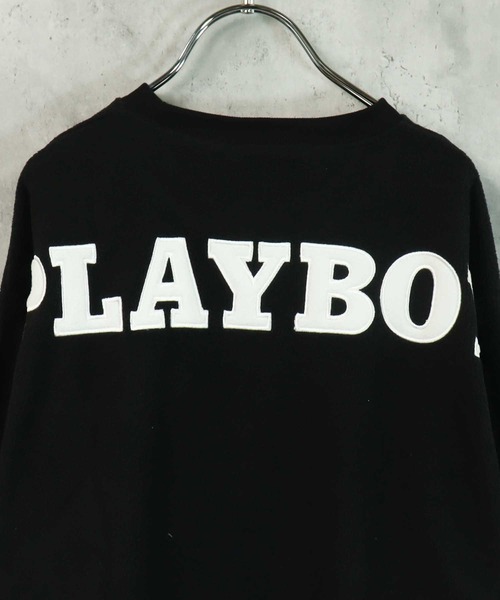 PLAYBOY（プレイボーイ）の「PLAYBOY フリーストレーナー（スウェット・キッズ・ブラック/ダークグリーン/ベージュ/オフホワイト/グレイッシュベージュ/チャコール・S/M/L/XS/XXS）」の11枚目の写真