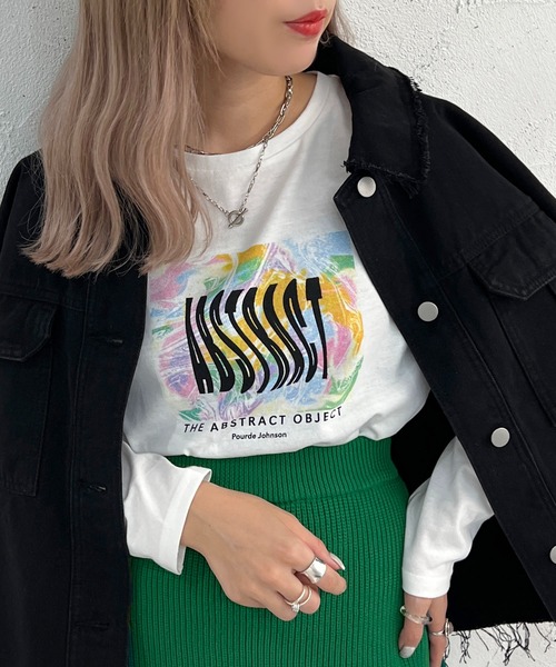 apres jour mignon（アプレジュールミニョン）の「アソートベーシックロンT【ZOZOTOWN限定アイテム】（Tシャツ/カットソー・レディース・ホワイト系その他/ブラック/ホワイト系その他2/ホワイト系その他3/ブルー/ベージュ系その他/ブラック系その他/オフホワイト/アイボリー・X-LARGE/フリー）」の2枚目の写真