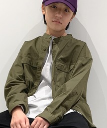 GLAZOS | ミリタリー長袖シャツ(シャツ/ブラウス)