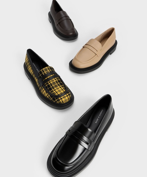 CHARLES & KEITH（チャールズ & キース）の「クラシック ペニーローファー（ローファー・レディース・ダークブラウン/ブラック/イエロー・22.5cm/25.5cm/23cm/23.5cm/24.5cm/25cm）」の10枚目の写真