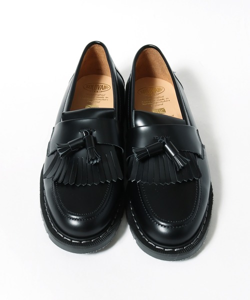 SOLOVAIR（ソロヴェアー）の「SOLOVAIR/ソロヴェアー Tassel Loafer ローファー（ローファー・メンズ・ブラック・8/9.5/8.5/9）」の10枚目の写真
