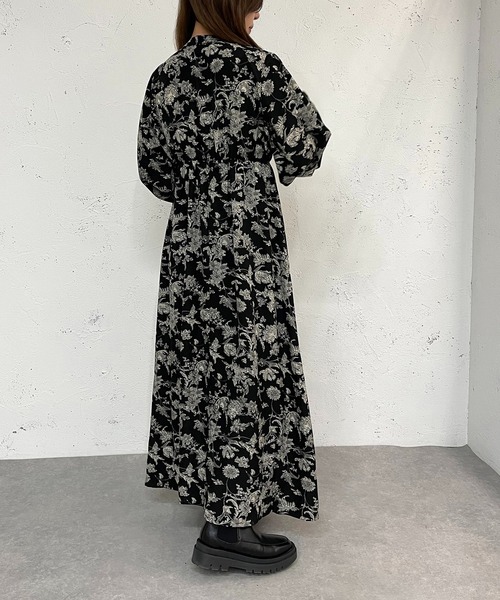 apres jour mignon(アプレジュールミニョン)の「ネックカッティングワンピース【ZOZOTOWN限定アイテム】(ワンピース・レディース・ブラック/ブラック系その他2/ブラック系その他・X-LARGE/フリー)」の18枚目の写真