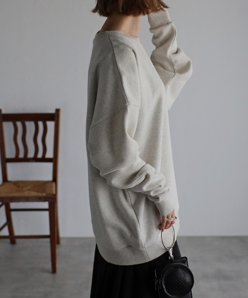 Bonjour Sagan（ボンジュールサガン）の「TOWN19ロゴスウェット（スウェット・レディース・ネイビー/ライトグレー/レッド・FREE）」の15枚目の写真