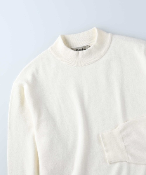 Salt&Pepper（ソルトアンドペッパー）の「【Salt&Pepper】モックネックニット（ニット/セーター・メンズ・グレー/ブラック/オフホワイト・L/XL/M）」の2枚目の写真