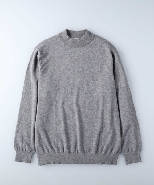 Salt&Pepper（ソルトアンドペッパー）の「【Salt&Pepper】モックネックニット（ニット/セーター・メンズ・グレー/ブラック/オフホワイト・L/XL/M）」の9枚目の写真